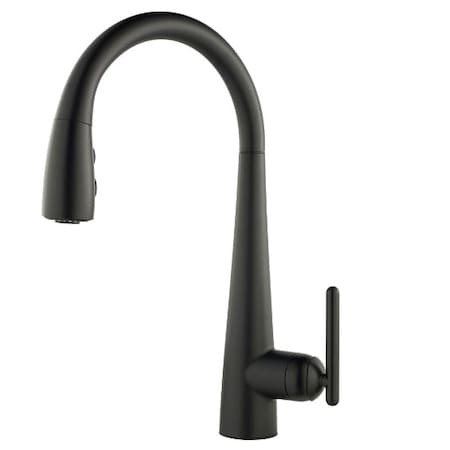 Pfister Pfister Lita Pull-Down Kitchen Faucet Matte Black GT529-SMB